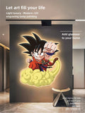 Son Goku/Son Gohan modelling handsome LED lights bring mural