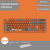 Sasuke/Kurama Mechanical Keyboard Three-mode wireless RGB backlit gaming office desktop esports Keyboard