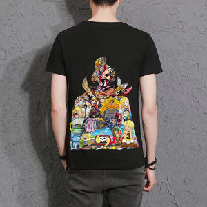 Sanji Franch puzzle High appearance level Trend-shirt cute and handsome characters (The real product is more delicate than the picture.)