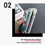 Tanjirou/Zenitsu Apple exquisite Trend Silicone Anti-collision phone case