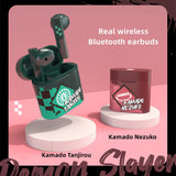 Kamado Tanjirou/Kamado Nezuko real wireless Bluetooth earbuds