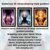 Hatake Kakashi HD 3D GRADIENT DEFORMATION THREE-DIMENSIONAL DECORATIVE PAINTINGS COOL CHARACTERS SUPER HANDSOME(FOR OTHER DESIGNS, PLEASE CONTACT US)