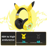 Pikachu Apple Android Universal active noise reduction HD sound quality headset head-mounted earphones