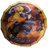 Kamado Tanjirou/Agatsuma Zenitsu katana sword umbrella SEMI-AUTOMATIC DURABLE UMBRELLA