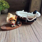 Luffy Going Merry Ashtray Creative Personality Ashtray with Lid (Suitable for Home Office)