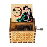 Kamado Tanjirou/Kamado Nezuko handmade wooden music box Music box creative music box (send lover, send friends, send relatives)