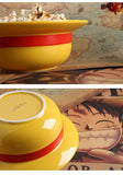 Luffy role logo lovely cartoon interesting straw hat bowl