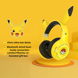 Pikachu Apple Android Universal active noise reduction HD sound quality headset head-mounted earphones