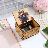 Kamado Tanjirou/Kamado Nezuko handmade wooden music box Music box creative music box (send lover, send friends, send relatives)