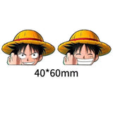 Luffy 3D 3 varieties of morphologic stickers Can be pasted on anything, car, cell phone, computer, etc.（One for $15, two for $19.90）