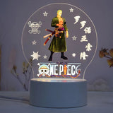 Luffy/Zoro/Ace/Nami16 Color Creative Small Night Light (For couples, for loved ones, for friends)