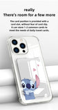 Stitch Apple silicone crash-resistant Men and women lovers phone case (Suitable for various iPhone models，When buying please Notes your iPhone model)