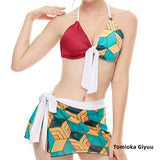 Nezuko/Tanjirou/Zenitsu/Kochou Shinobu/Giyuu/Kyoujurou Cosplay lovely sexy woman bikini swimwear