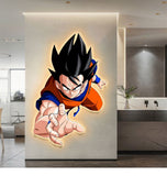 Son Goku/Son Gohan modelling handsome LED lights bring mural