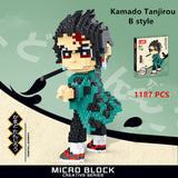 Kamado Tanjirou/Kamado Nezuko Fun Character model building block assembly toy
