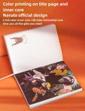 Uchiha Sasuke/Hatake Kakashi leather-bound notebook book color insert hardback