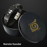 Sasuke/Itachi Secondary Element Titanium Gold Sports Bracelet (Length 21CM width 1CM)