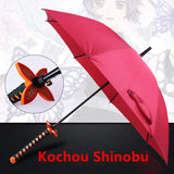 Kamado Tanjirou/Agatsuma Zenitsu Cool Semi-Automatic katana Knife umbrella And An Umbrella That Folds (as Handsome As Weapons In Anime)