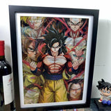 Kamado Tanjirou/Kamado Nezuko HD 3D GRADIENT DEFORMATION THREE-DIMENSIONAL DECORATIVE PAINTINGS COOl CHARACTERS SUPER HANDSOME(FOR OTHER DESIGNS, PLEASE CONTACT US)
