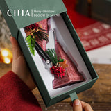 CITTA Christmas tree ice flower wax candle Eternal life flower Christmas holiday home fragrance (Christmas gift for the most loved person)
