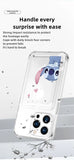 Stitch Apple silicone crash-resistant Men and women lovers phone case (Suitable for various iPhone models，When buying please Notes your iPhone model)