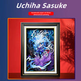 Uchiha Sasuke handsome cartoon handicraft 3D drawing (couples, birthday gifts, portraits)