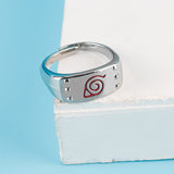 Uzumaki Handmade sterling silver Logo Ring (adjustable size)