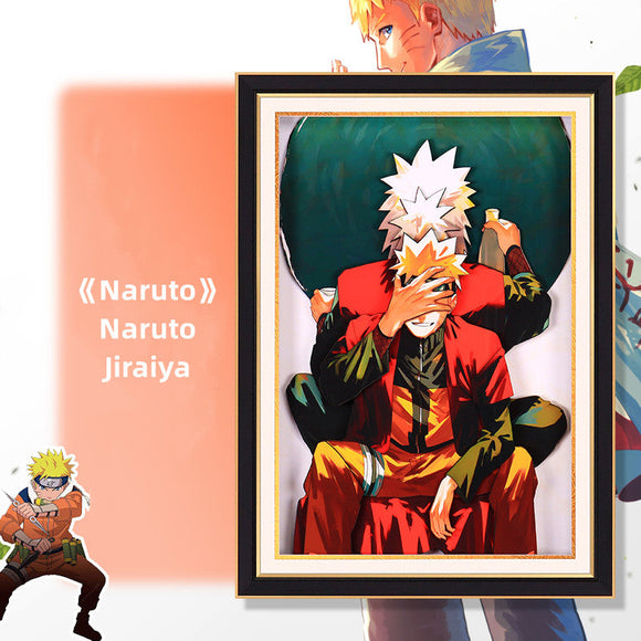 Jiraiya handsome cartoon handicraft 3D drawing (for couples, birthday gifts, portraits)